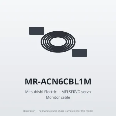 MR-ACN6CBL1M Mitsubishi MELSERVO servo Monitor cable