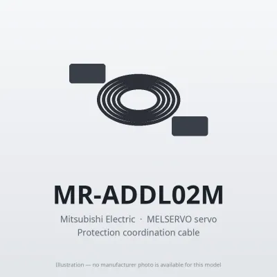 MR-ADDL02M Mitsubishi MELSERVO servo Protection coordination cable