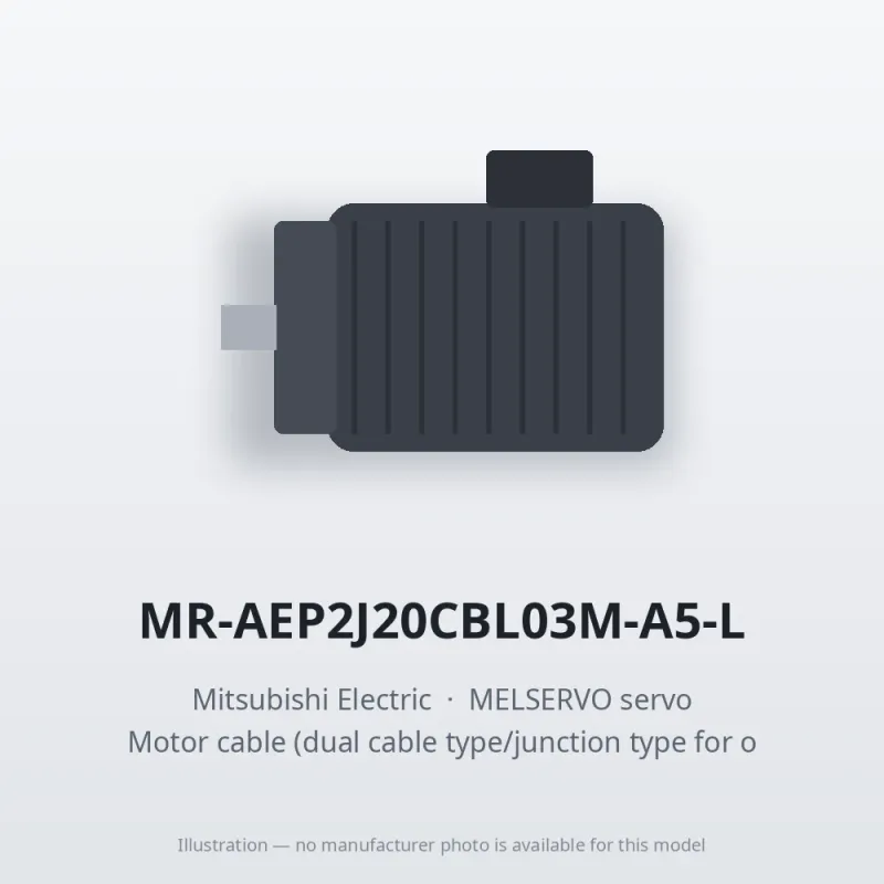 MR-AEP2J20CBL03M-A5-L Mitsubishi MELSERVO servo Motor cable (dual cable type/junction type for over 10 m)