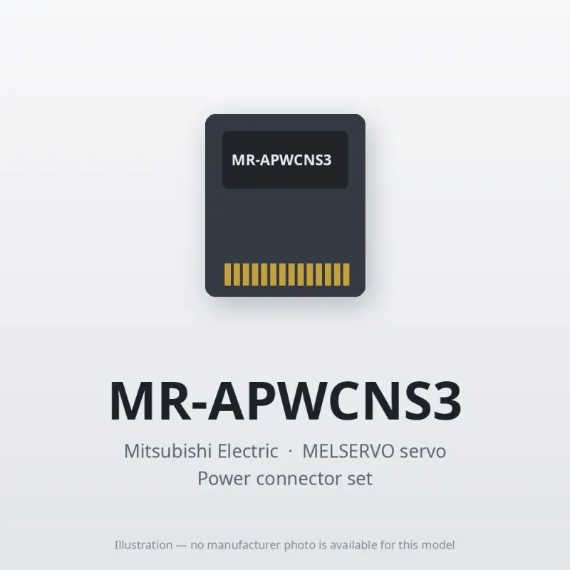 MR-APWCNS3 Mitsubishi MELSERVO servo Power connector set