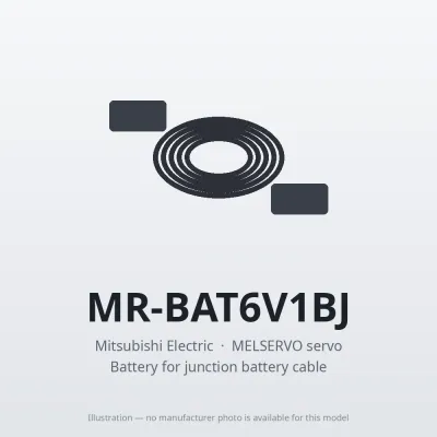MR-BAT6V1BJ Mitsubishi MELSERVO servo Battery for junction battery cable