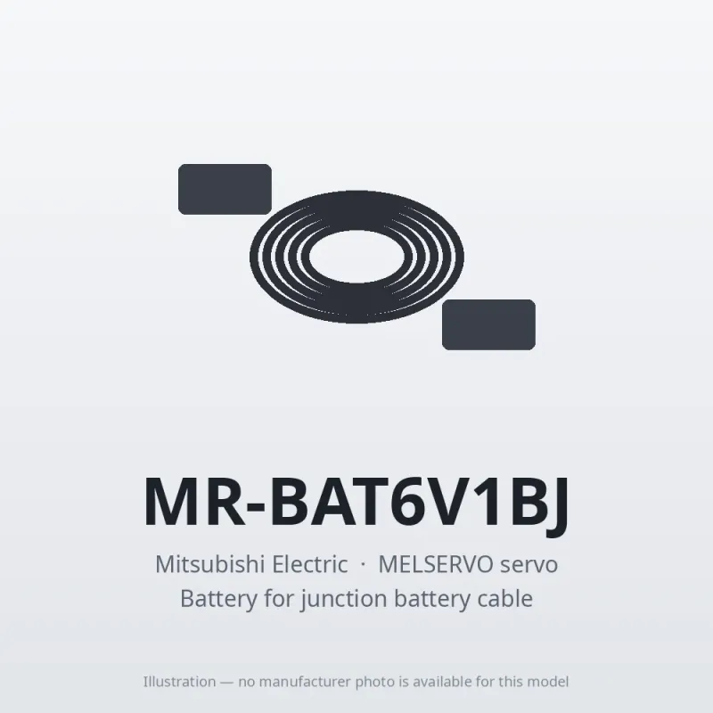 MR-BAT6V1BJ Mitsubishi MELSERVO servo Battery for junction battery cable