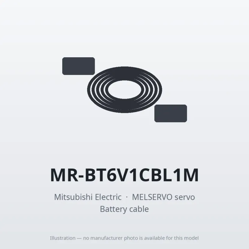 MR-BT6V1CBL1M Mitsubishi MELSERVO servo Battery cable
