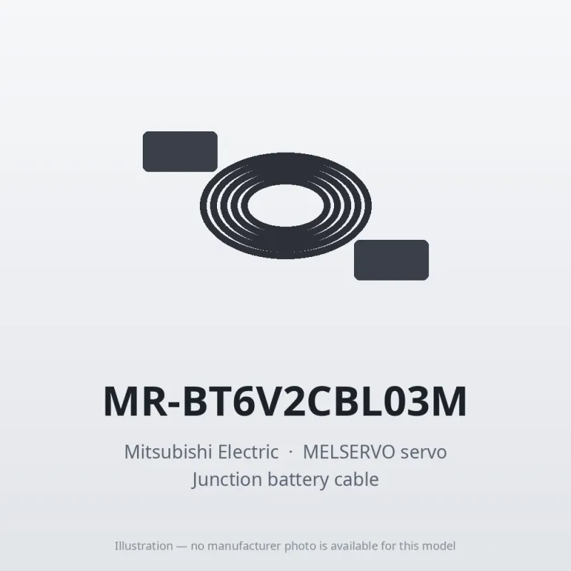 MR-BT6V2CBL03M Mitsubishi MELSERVO servo Junction battery cable