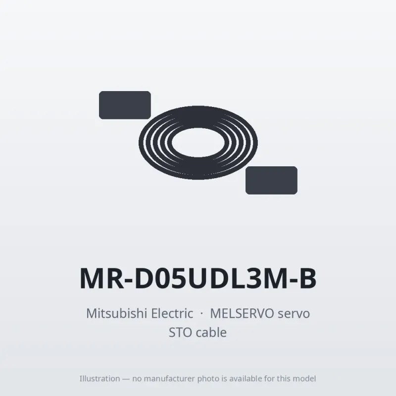 MR-D05UDL3M-B Mitsubishi MELSERVO servo STO cable