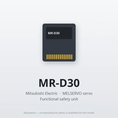 MR-D30 Mitsubishi MELSERVO servo Functional safety unit