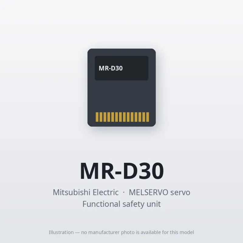 MR-D30 Mitsubishi MELSERVO servo Functional safety unit