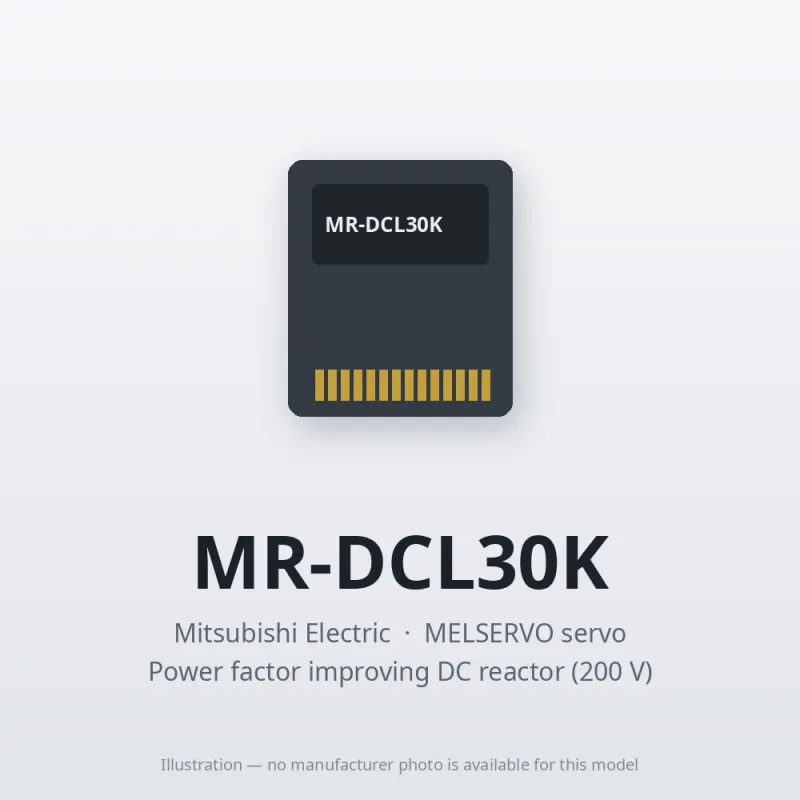 MR-DCL30K Mitsubishi MELSERVO servo Power factor improving DC reactor (200 V)