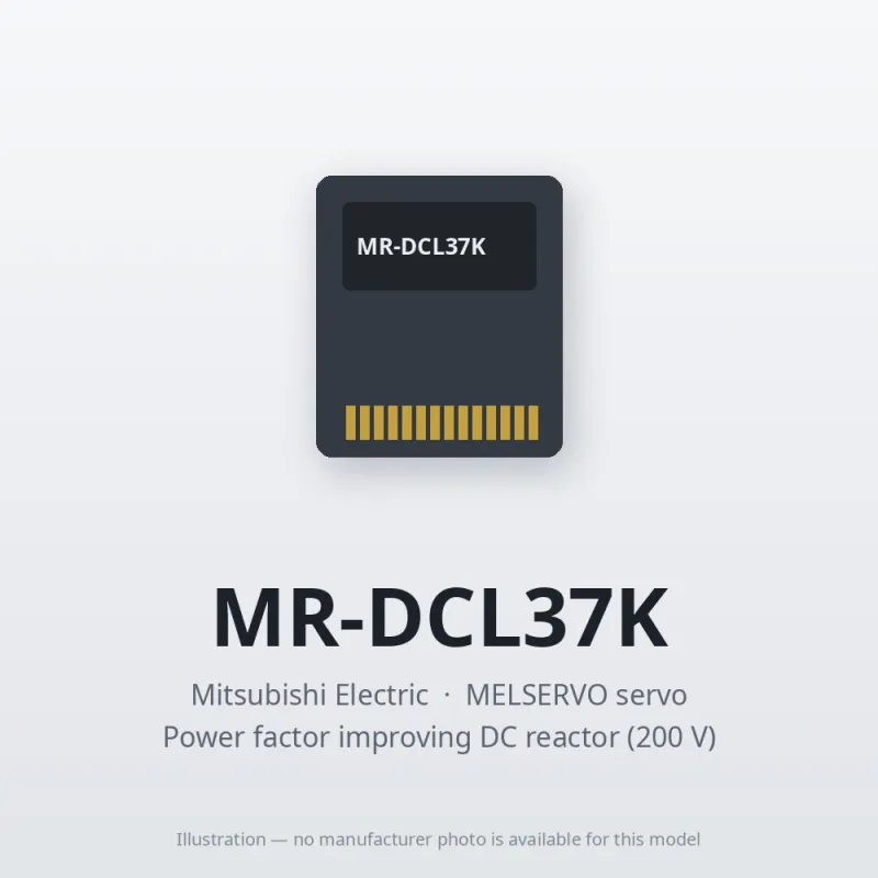 MR-DCL37K Mitsubishi MELSERVO servo Power factor improving DC reactor (200 V)