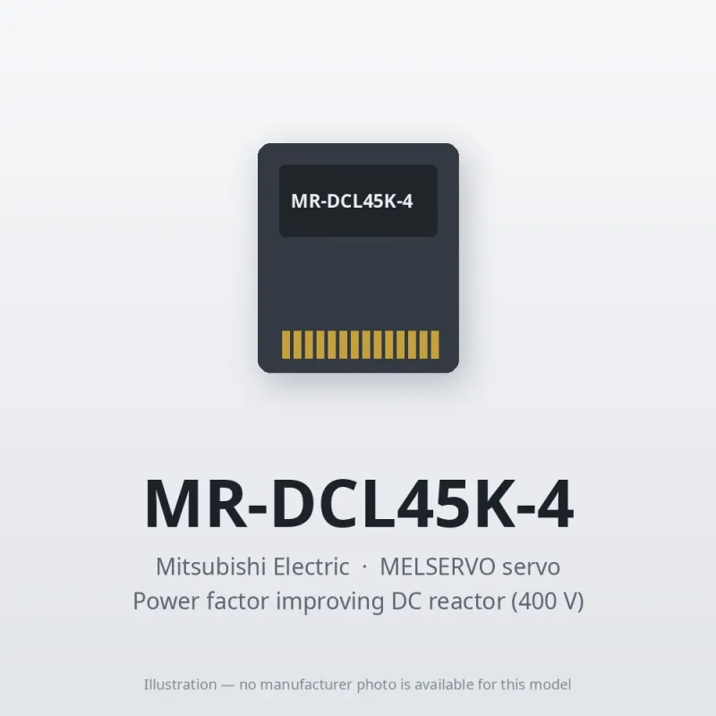 MR-DCL45K-4 Mitsubishi MELSERVO servo Power factor improving DC reactor (400 V)