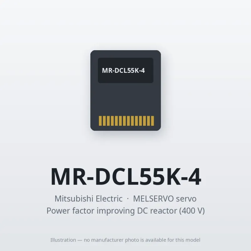 MR-DCL55K-4 Mitsubishi MELSERVO servo Power factor improving DC reactor (400 V)
