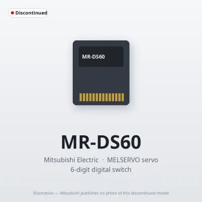 MR-DS60 Mitsubishi MELSERVO servo 6-digit digital switch