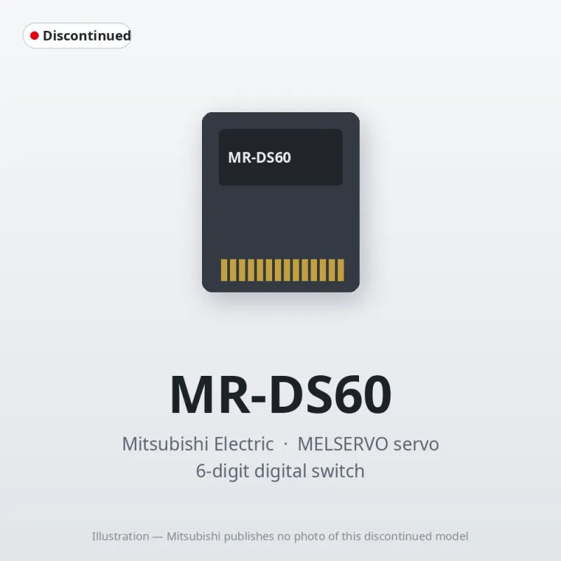 MR-DS60 Mitsubishi MELSERVO servo 6-digit digital switch