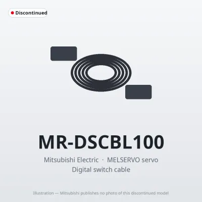 MR-DSCBL100 Mitsubishi MELSERVO servo Digital switch cable