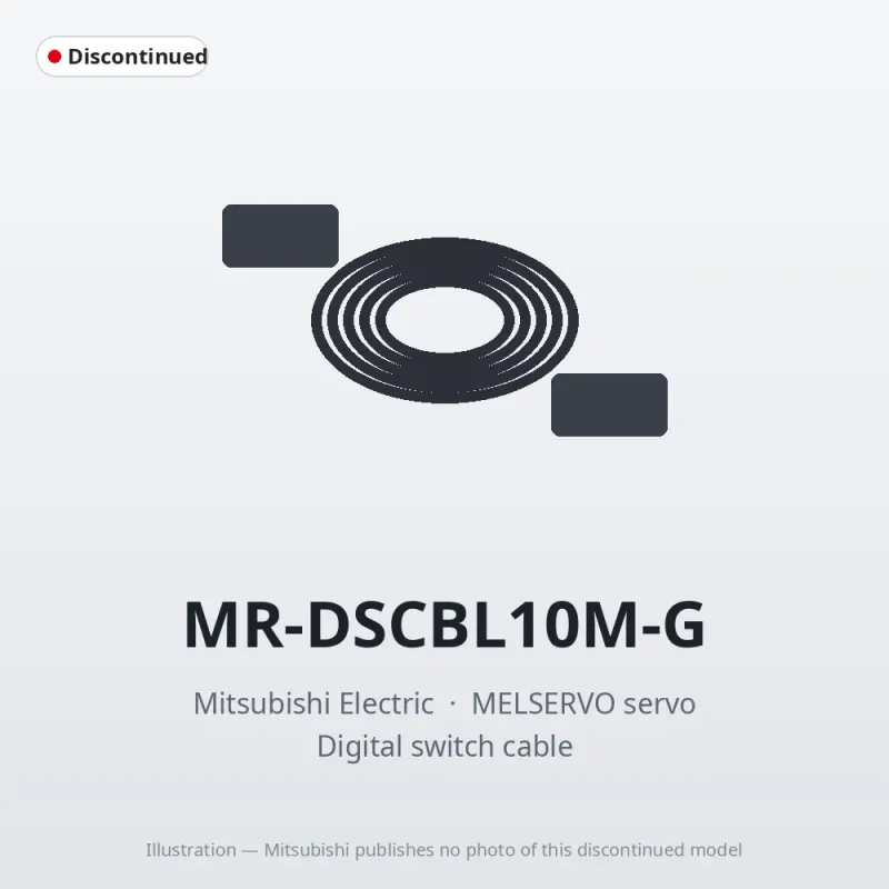 MR-DSCBL10M-G Mitsubishi MELSERVO servo Digital switch cable