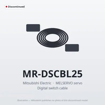 MR-DSCBL25 Mitsubishi MELSERVO servo Digital switch cable