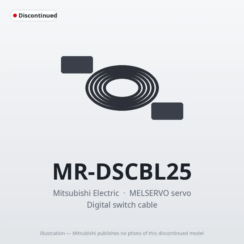 MR-DSCBL25 Mitsubishi MELSERVO servo Digital switch cable
