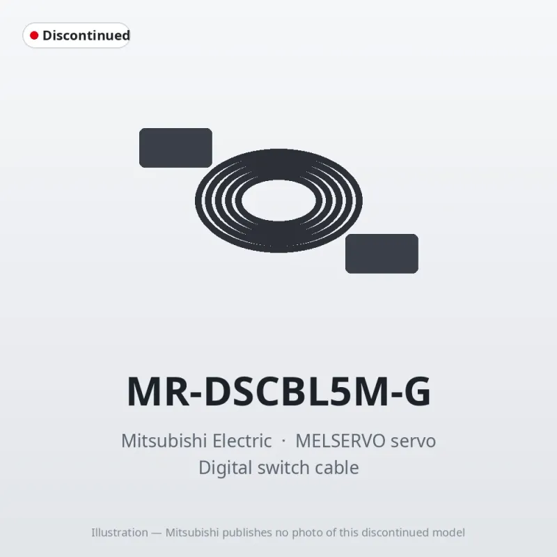 MR-DSCBL5M-G Mitsubishi MELSERVO servo Digital switch cable