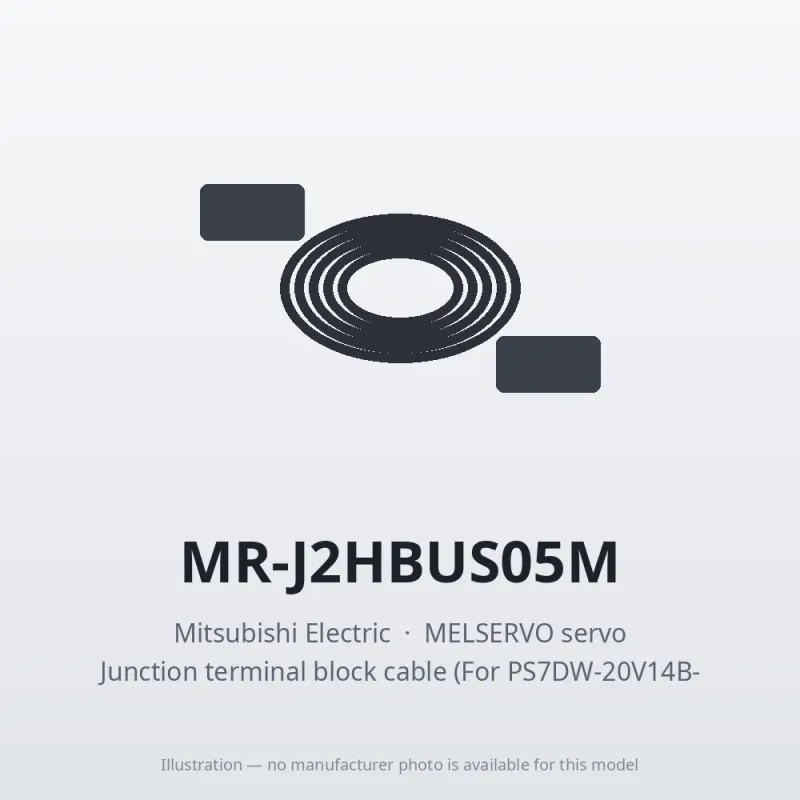MR-J2HBUS05M Mitsubishi MELSERVO servo Junction terminal block cable (For PS7DW-20V14B-F)