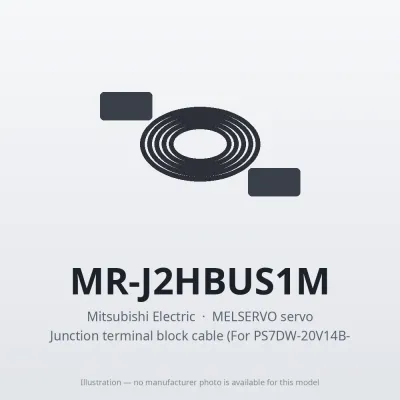 MR-J2HBUS1M Mitsubishi MELSERVO servo Junction terminal block cable (For PS7DW-20V14B-F)