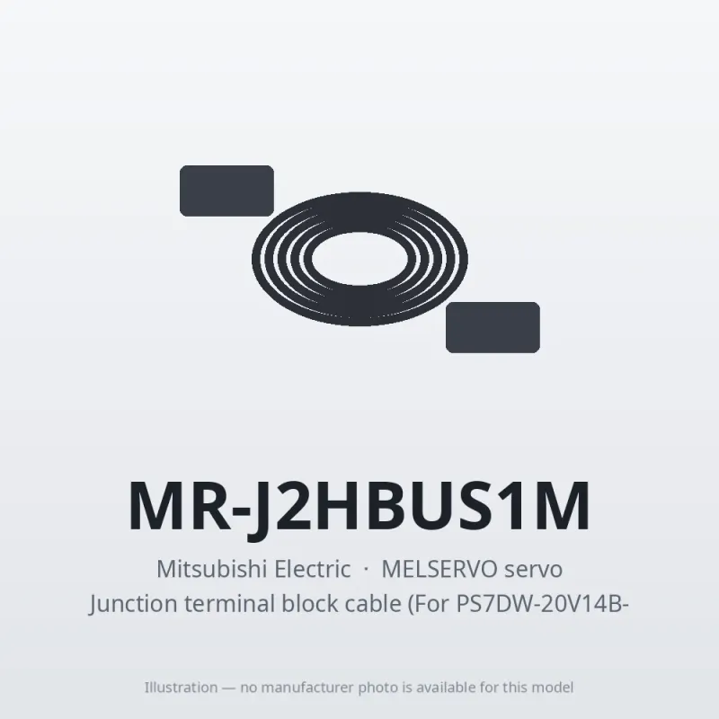 MR-J2HBUS1M Mitsubishi MELSERVO servo Junction terminal block cable (For PS7DW-20V14B-F)
