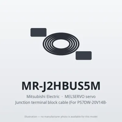 MR-J2HBUS5M Mitsubishi MELSERVO servo Junction terminal block cable (For PS7DW-20V14B-F)