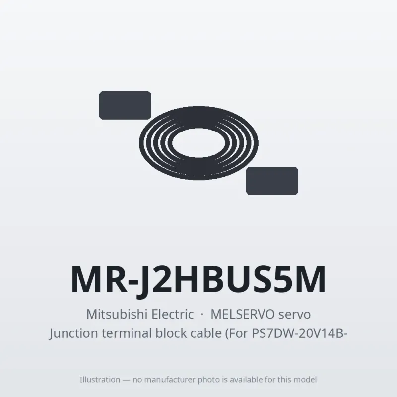 MR-J2HBUS5M Mitsubishi MELSERVO servo Junction terminal block cable (For PS7DW-20V14B-F)