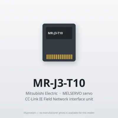 MR-J3-T10 Mitsubishi MELSERVO servo CC-Link IE Field Network interface unit