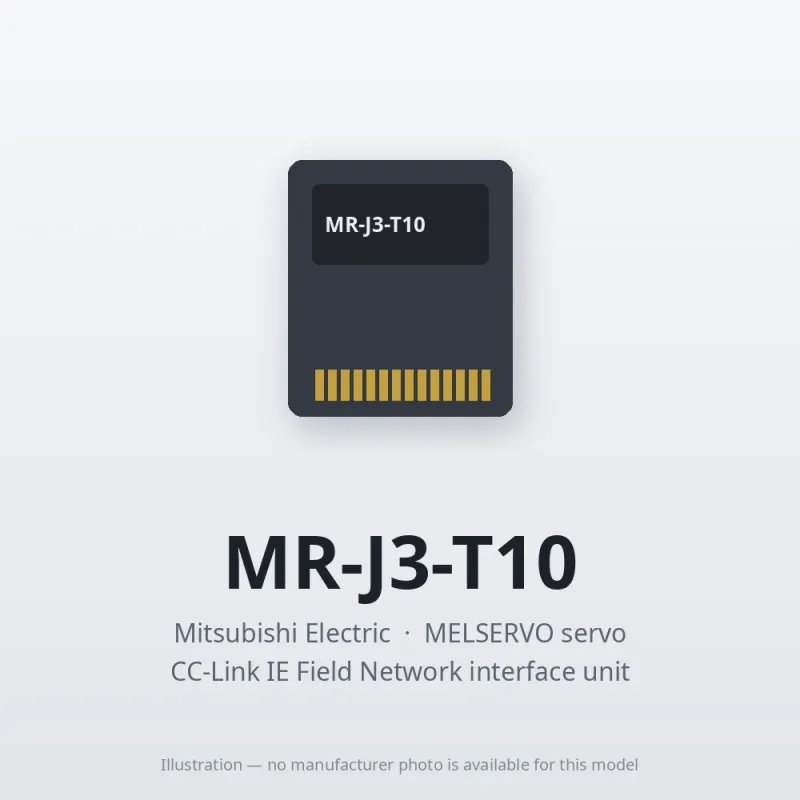 MR-J3-T10 Mitsubishi MELSERVO servo CC-Link IE Field Network interface unit