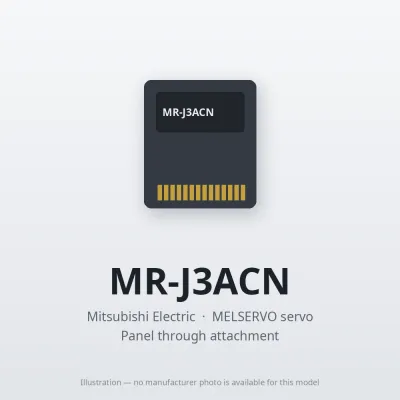 MR-J3ACN Mitsubishi MELSERVO servo Panel through attachment