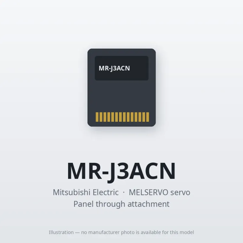 MR-J3ACN Mitsubishi MELSERVO servo Panel through attachment