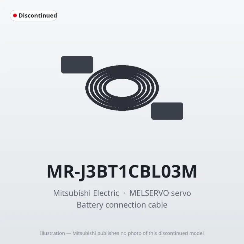 MR-J3BT1CBL03M Mitsubishi MELSERVO servo Battery connection cable