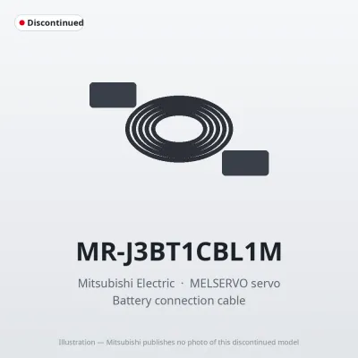 MR-J3BT1CBL1M Mitsubishi MELSERVO servo Battery connection cable
