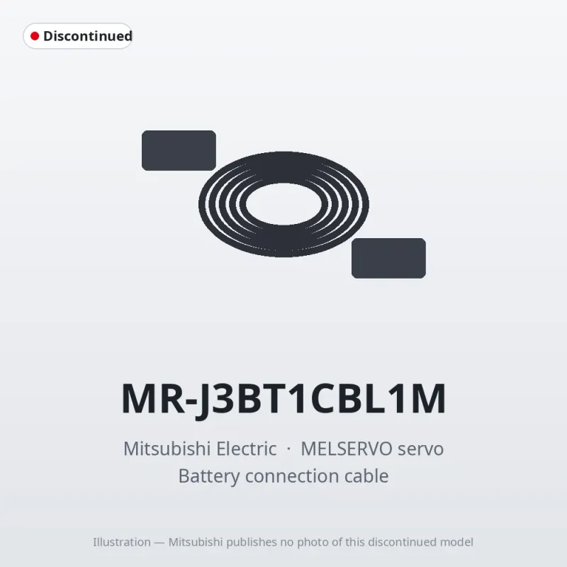 MR-J3BT1CBL1M Mitsubishi MELSERVO servo Battery connection cable