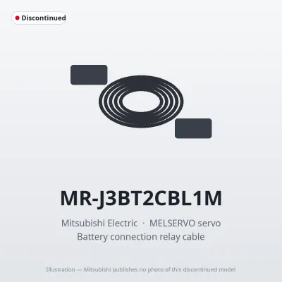 MR-J3BT2CBL1M Mitsubishi MELSERVO servo Battery connection relay cable