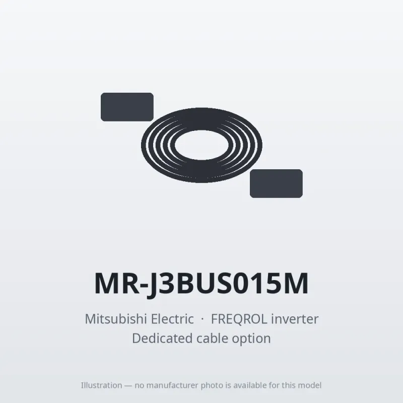 MR-J3BUS015M Mitsubishi FREQROL inverter Dedicated cable option
