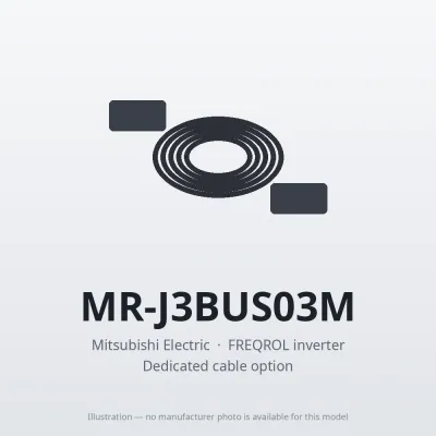 MR-J3BUS03M Mitsubishi FREQROL inverter Dedicated cable option