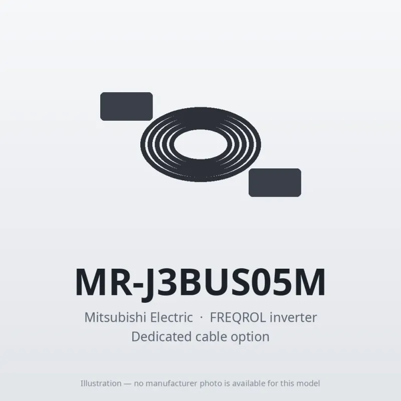 MR-J3BUS05M Mitsubishi FREQROL inverter Dedicated cable option
