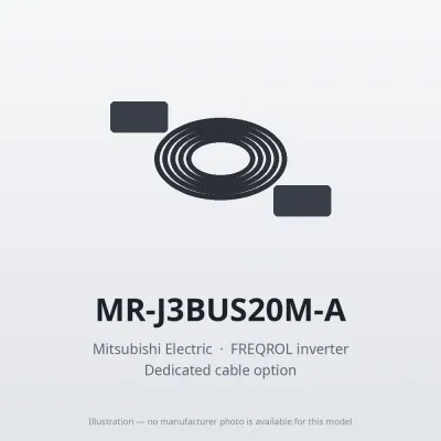 MR-J3BUS20M-A Mitsubishi FREQROL inverter Dedicated cable option