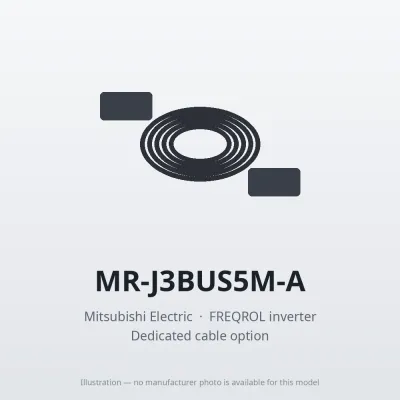 MR-J3BUS5M-A Mitsubishi FREQROL inverter Dedicated cable option