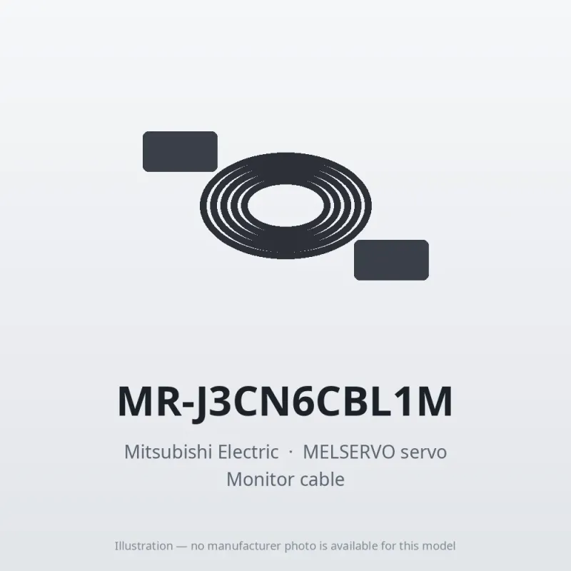 MR-J3CN6CBL1M Mitsubishi MELSERVO servo Monitor cable