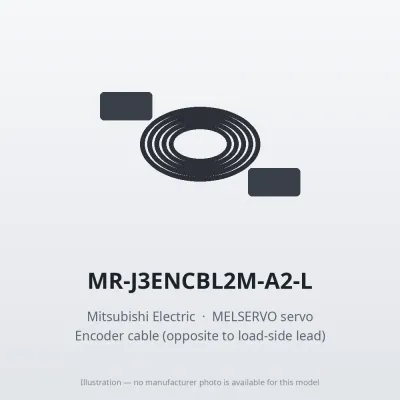 MR-J3ENCBL2M-A2-L Mitsubishi MELSERVO servo Encoder cable (opposite to load-side lead)