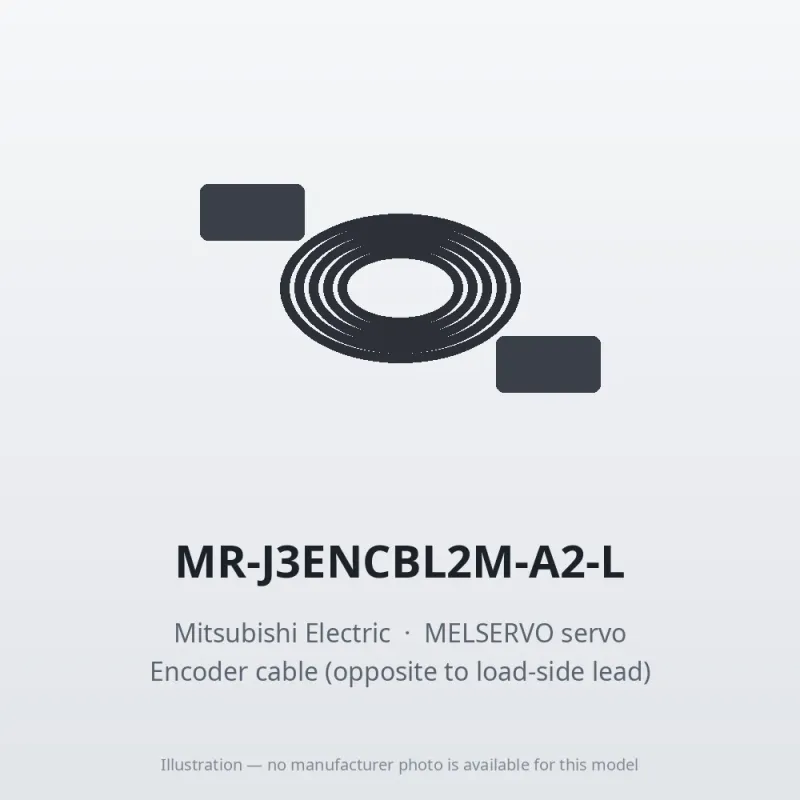 MR-J3ENCBL2M-A2-L Mitsubishi MELSERVO servo Encoder cable (opposite to load-side lead)