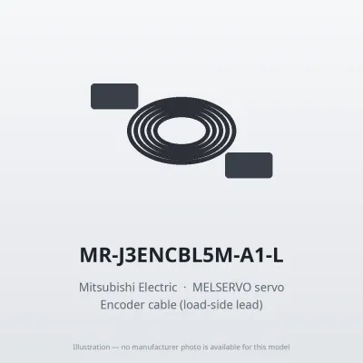 MR-J3ENCBL5M-A1-L Mitsubishi MELSERVO servo Encoder cable (load-side lead)