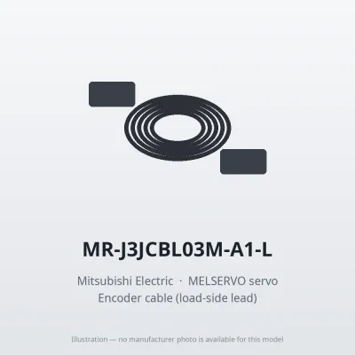 MR-J3JCBL03M-A1-L Mitsubishi MELSERVO servo Encoder cable (load-side lead)