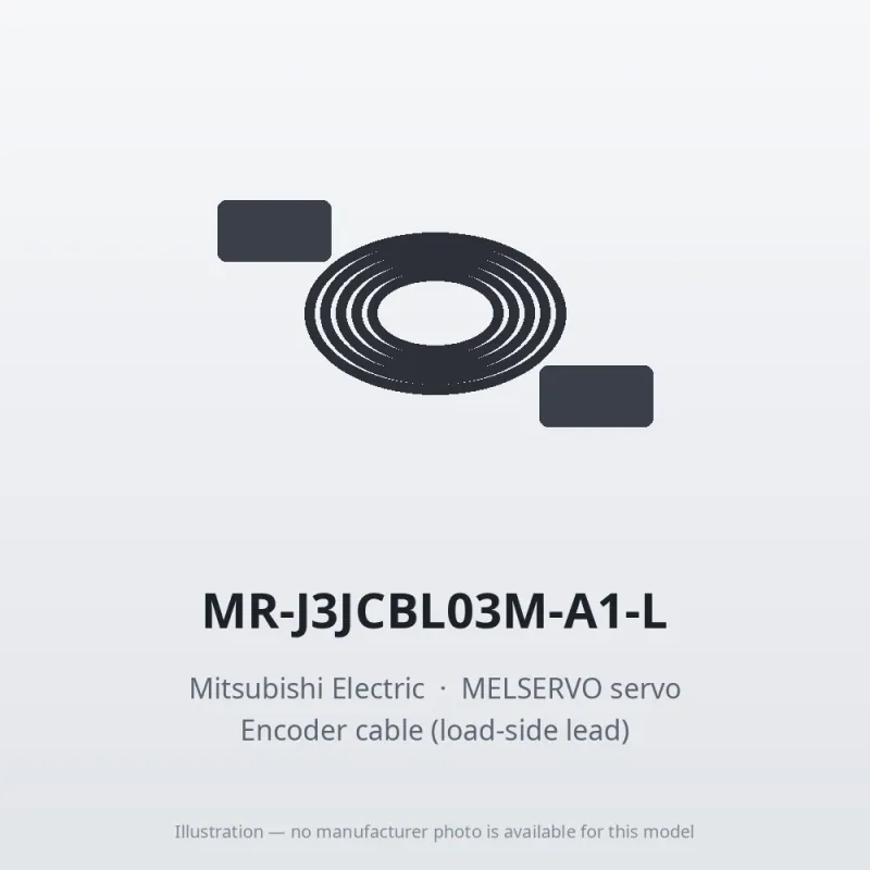 MR-J3JCBL03M-A1-L Mitsubishi MELSERVO servo Encoder cable (load-side lead)