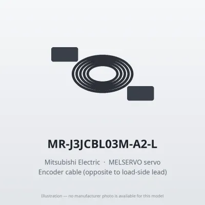 MR-J3JCBL03M-A2-L Mitsubishi MELSERVO servo Encoder cable (opposite to load-side lead)