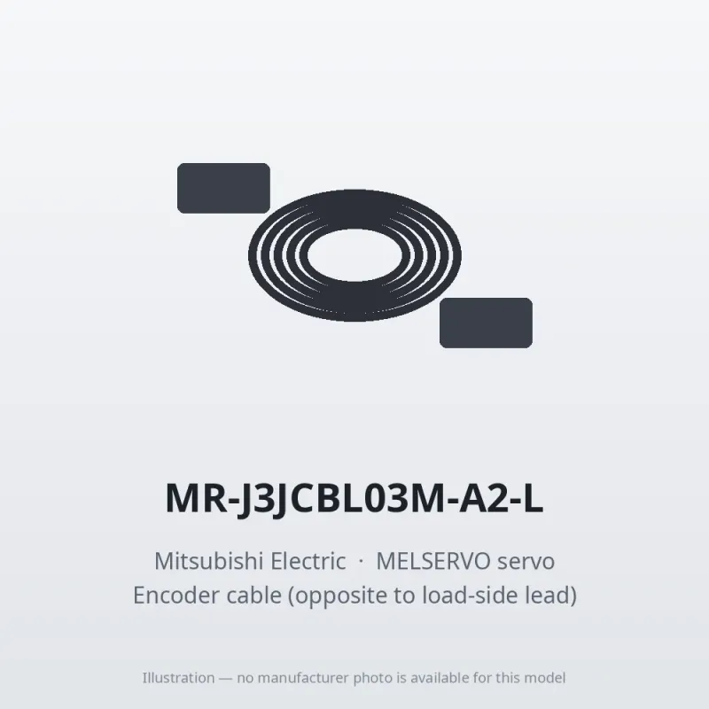 MR-J3JCBL03M-A2-L Mitsubishi MELSERVO servo Encoder cable (opposite to load-side lead)