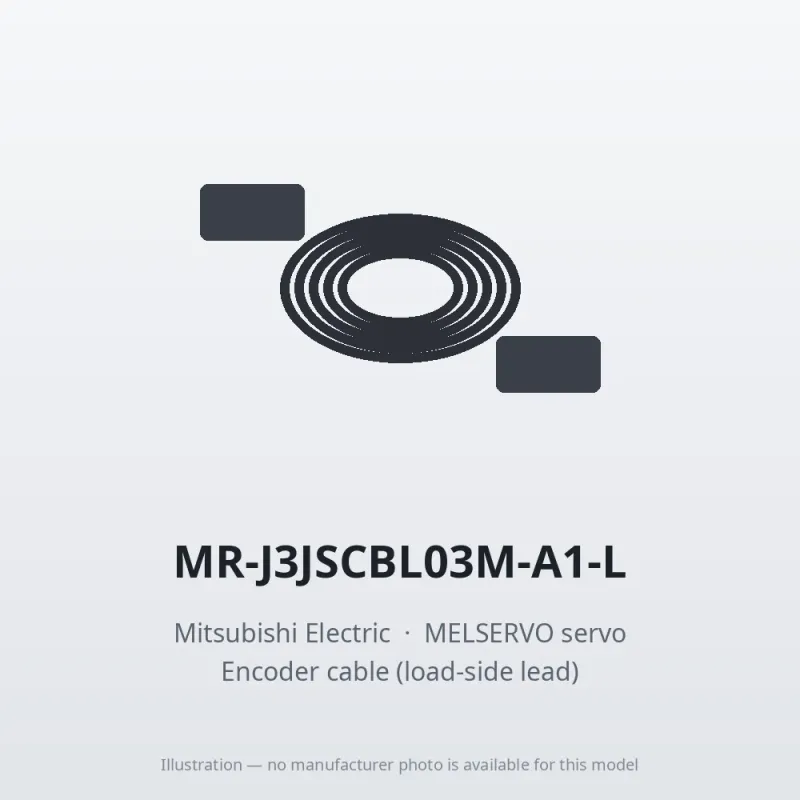 MR-J3JSCBL03M-A1-L Mitsubishi MELSERVO servo Encoder cable (load-side lead)
