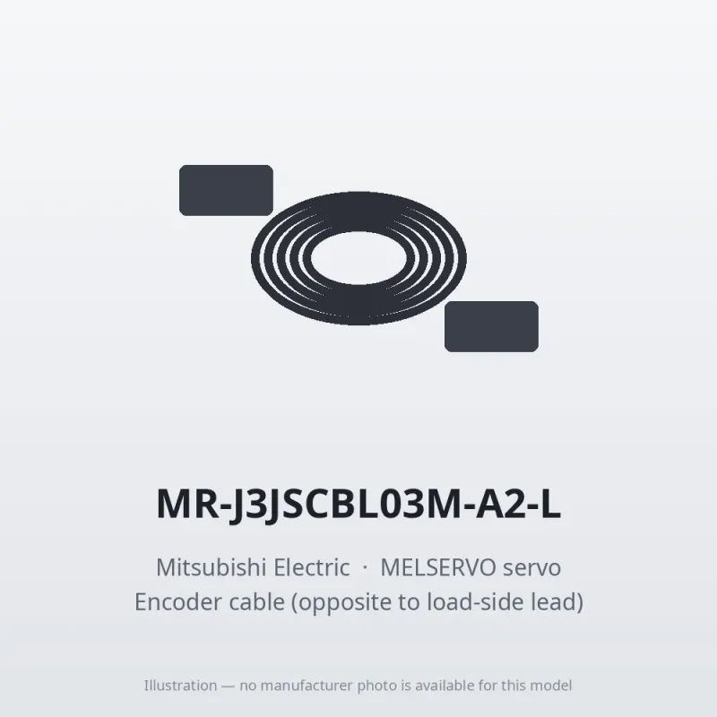 MR-J3JSCBL03M-A2-L Mitsubishi MELSERVO servo Encoder cable (opposite to load-side lead)